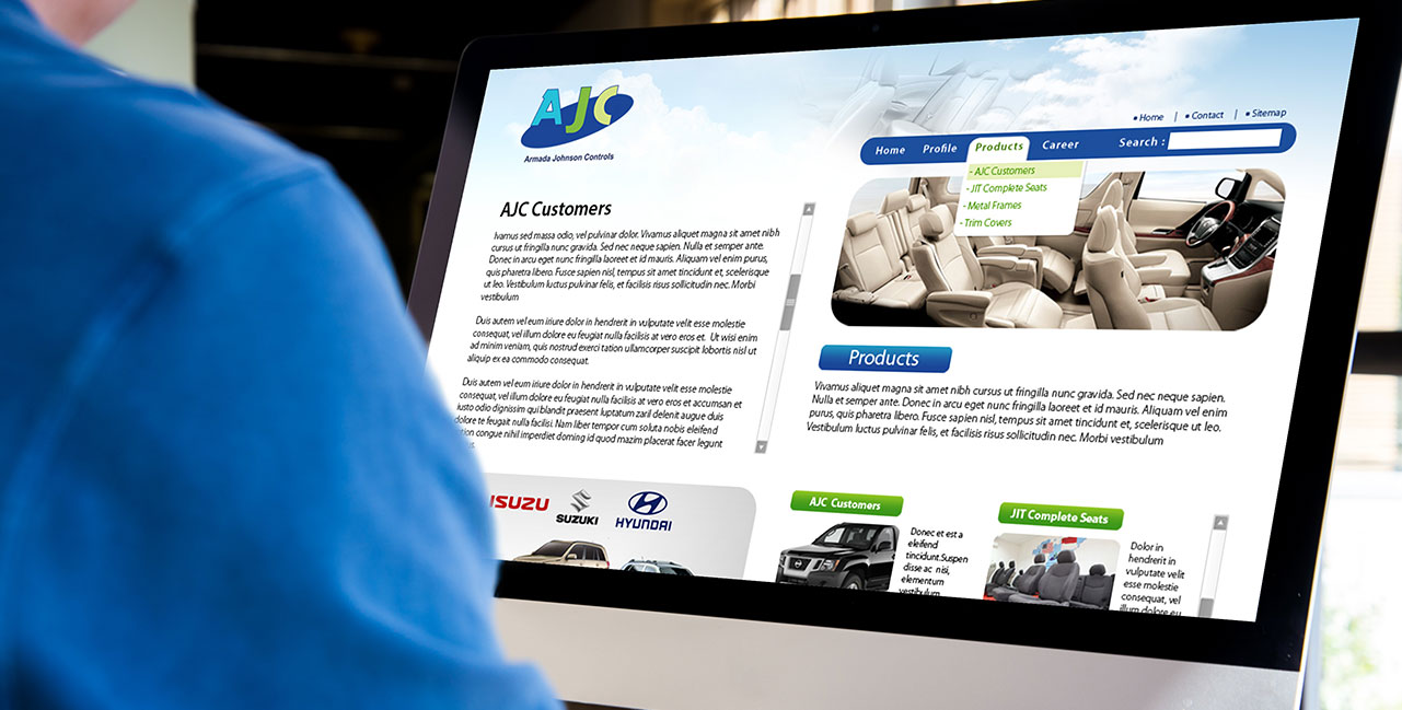 Website company profile AJC Armada Johnson Controls